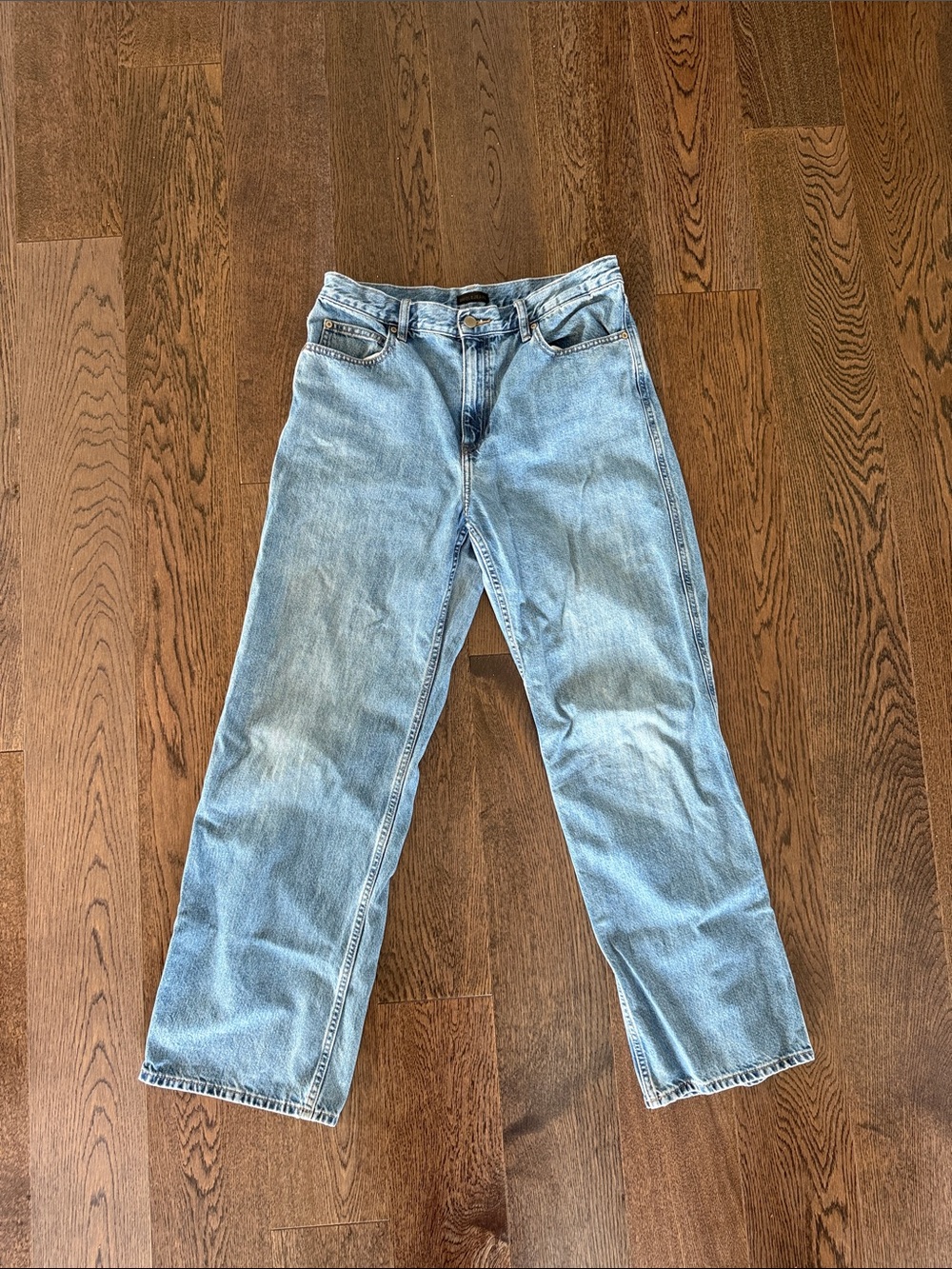 Uniqlo Light Blue Wide Leg Jeans